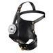 LOCKINK SEVANDA Blowjob Head Muzzle with Leash, Black