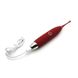 KISTOY C-King Red clitoral vibrator, with two additional attachments, powerful pinpoint stimulation