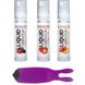 Amoreane Med Stimulating Lubricant Set (3x10ml) and Adrien Lastic Purple Vibrating Bullets Set