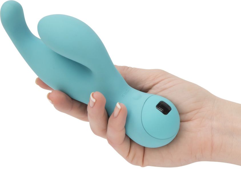 Rabbit vibrator with touch control Touch by SWAN - Solo Teal, deep vibration, for G-spot