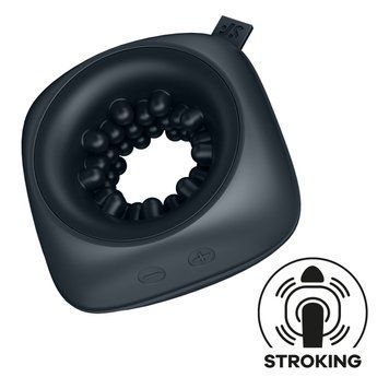 Мастурбатор Satisfyer Ring Stroker, 12 режимів вібрації, універсальний, компактний SX0565 фото