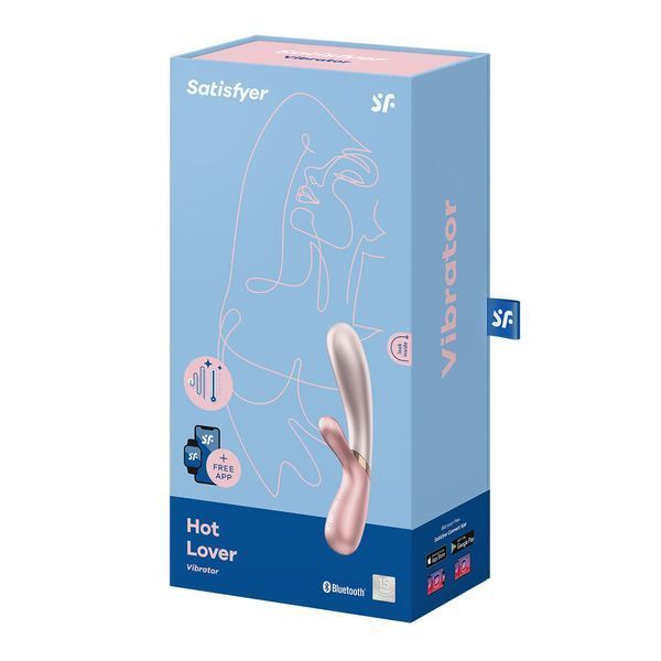 Смарт вібратор-кролик із підігрівом Satisfyer Hot Lover Pink SO5544 фото