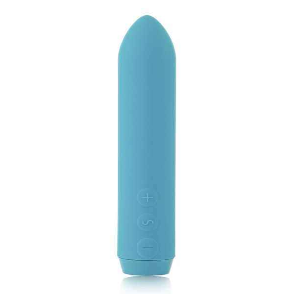 Je Joue Classic Bullet Vibrator Teal powerful bullet vibrator with deep vibration and finger grip