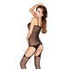 Бодістокінг Passion BS024 black, комбінезон, імітація панчіх і пояса PBS024B фото 2