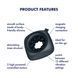 Satisfyer Ring Stroker Masturbator, 12 Vibration Modes, Versatile, Compact