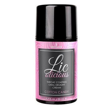 Гель для мінету Sensuva Lic-o-licious Cotton Candy (50 мл), оліїстий, без цукру (фактичний об&rsquo;єм 50 мл) SO3198 фото