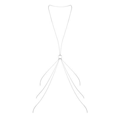 Цепочка для тела Bijoux Indiscrets Magnifique 8 Body Chain — Silver SO5923 фото