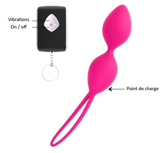 Vaginal balls Dorcel Divine Balls, diameter 3.5 cm, weight 91g