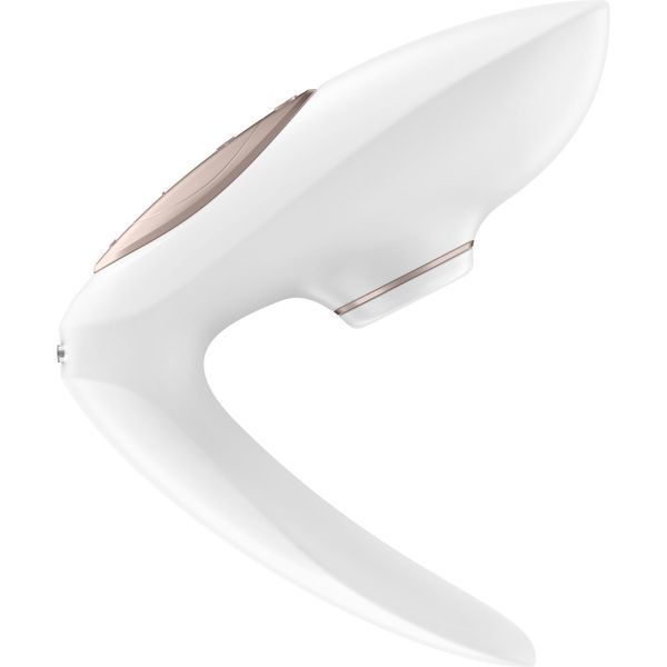 Satisfyer Pro 4 Couples Vacuum Vibrator for Couples, Suitable for Couples Sex, White