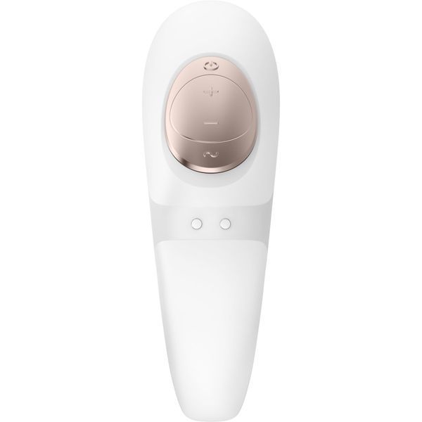 Satisfyer Pro 4 Couples Vacuum Vibrator for Couples, Suitable for Couples Sex, White