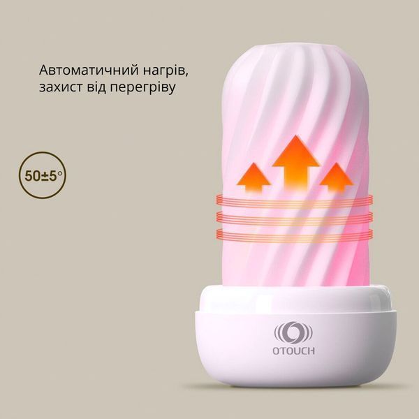 Мастурбатор Otouch DECOR 2, TPE, підігрів до 55 &deg;C, УФ-дезінфекція SO9370 фото