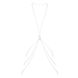 Body chain Bijoux Indiscrets Magnifique 8 Body Chain — Silver