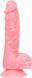 Glow-in-the-dark dildo ADDICTION - BRANDON - 7.5" - PINK G.I.D. /W PB, 19 cm, silicone