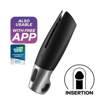 Смарт-мастурбатор Satisfyer Power Masturbator з вібрацією SO7775 фото