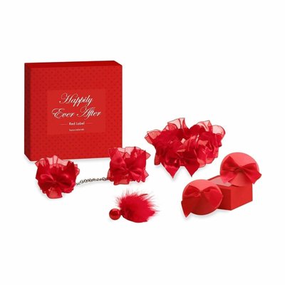 Bijoux Indiscrets Happily Ever After Gift Set, Red Label, 4 Pleasure Accessories