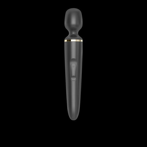 Satisfyer Wand-er Woman Vibrator (Black/Gold), Waterproof, Powerful, XXL