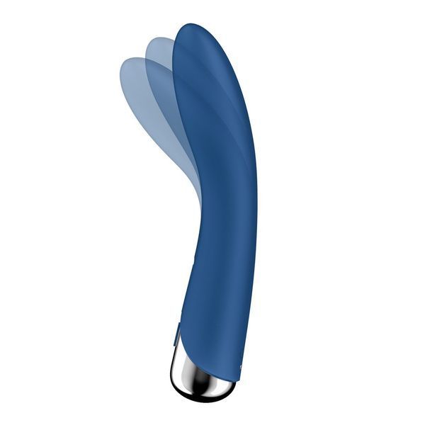 Вибратор точки G с вращением Satisfyer Spinning Vibe 1 Blue, 2 мотора SX0559 фото