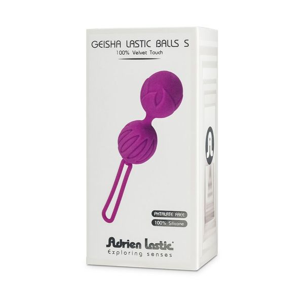 Вагинальные шарики Adrien Lastic Geisha Lastic Balls Mini Pink (S), диаметр 3,4 см, масса 85 г AD40431 фото