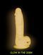 Glow-in-the-dark dildo ADDICTION - BRANDON - 7.5" - PINK G.I.D. /W PB, 19 cm, silicone