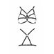 Passion Exclusive ARMANDA BRA Black L/XL Strap Bra