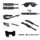 Alive Secret Desires Black BDSM Kit (8 pcs) BDSM accessory set