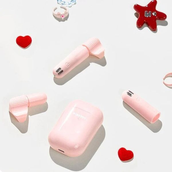 KISSTOY Viva Pods Finger Vibrators with Electrostimulation, 2 pcs, holders included