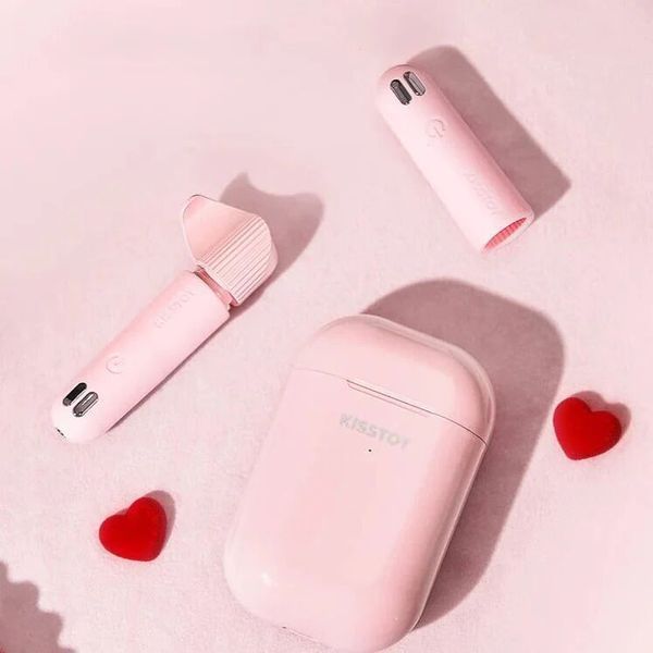 KISSTOY Viva Pods Finger Vibrators with Electrostimulation, 2 pcs, holders included