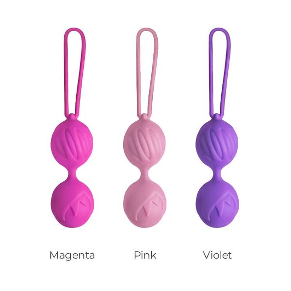 Adrien Lastic Geisha Lastic Balls Mini Violet (S) Vaginal Balls, diameter 3.4 cm, weight 85 g