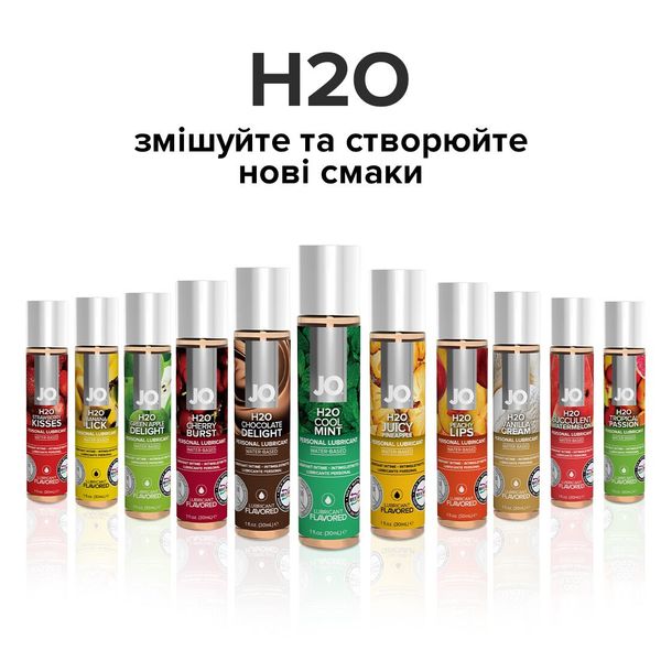 Смазка на водной основе System JO H2O — Cool Mint (120 мл) без сахара, растительный глицерин SO1775 фото