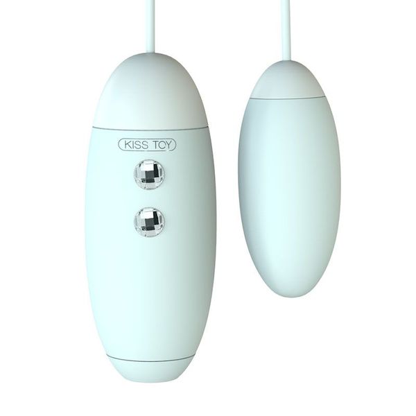 KISTOY Miss VV Cyan 2-in-1 vacuum stimulator with vibrating egg