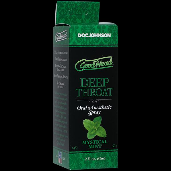 Doc Johnson GoodHead DeepThroat Spray – Mystical Mint 59ml for deep throat