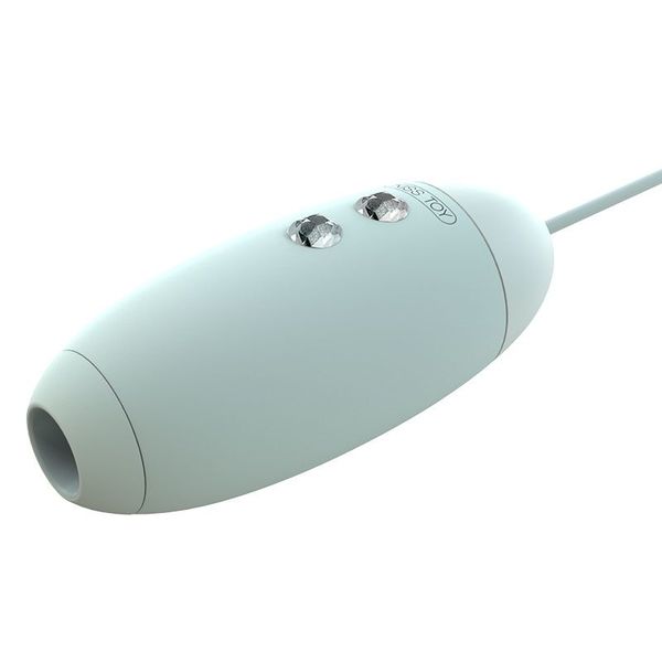 KISTOY Miss VV Cyan 2-in-1 vacuum stimulator with vibrating egg