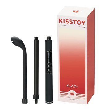 KISSTOY Find Her Vibrating Electrostimulator, 3 Attachments + Extension