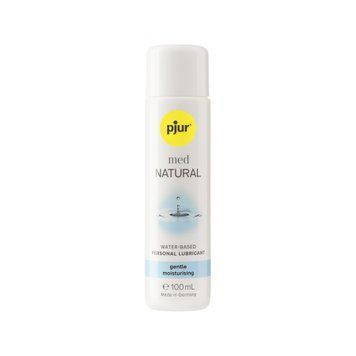 Лубрикант на водній основі pjur med Natural 100 мл, з рослинним гліцерином, для сухої шкіри PJ10850 фото