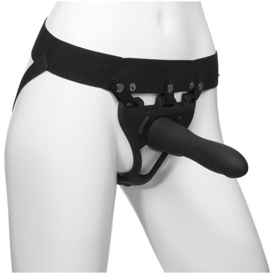 Unisex strap-on Doc Johnson Body Extensions – Be Strong, hollow attachment