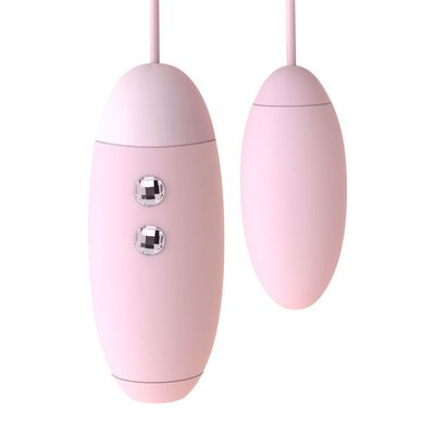 2-in-1 clitoral vacuum stimulator with vibrating egg KISTOY Miss VV Pink