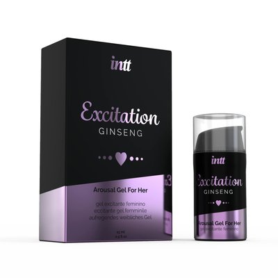 Intt Excitation arousing gel (15 ml) with ginseng extract, with vibration effect