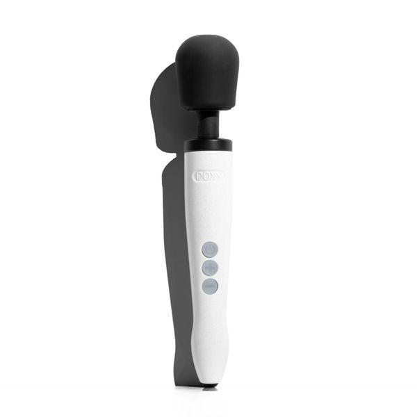 DOXY Die Cast R Stardust White Vibrator, Rechargeable, Up to 9000 RPM