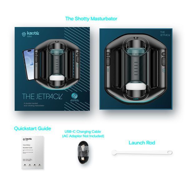 Смарт-мастурбатор Kaotik Labs The Jetpack, режим edging, очень мощный, имитация фрикций SX3473 фото
