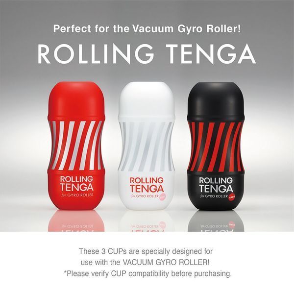 Автоматичний мастурбатор Tenga VACUUM GYRO ROLLER SET, ротація та вакуум, сумісний з Tenga Cup SO7041 фото