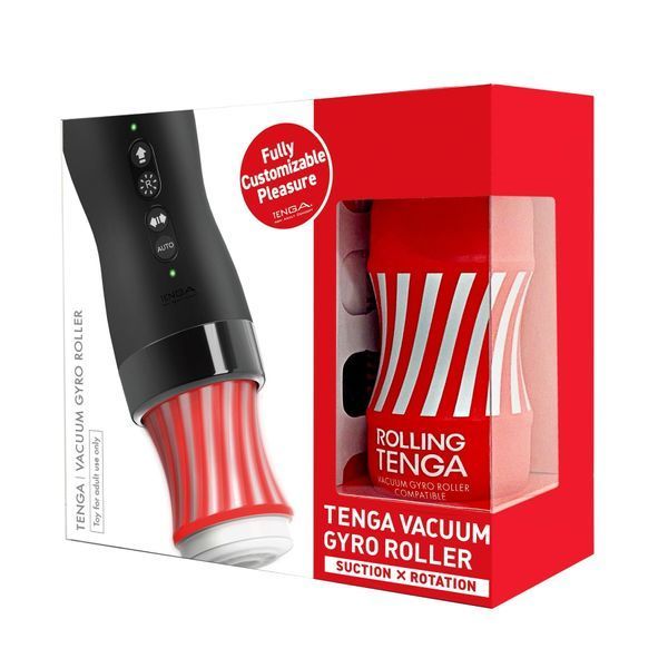 Автоматичний мастурбатор Tenga VACUUM GYRO ROLLER SET, ротація та вакуум, сумісний з Tenga Cup SO7041 фото
