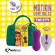 FeelzToys Motion Love Balls Twisty with Remote Control, 7 Modes