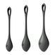 Satisfyer Yoni Power 2 Black Yoni Bead Set, diameter 2-2.5-3 cm, weight 22-44-73 g