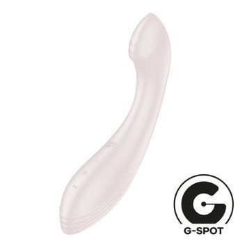 Satisfyer G-Force Beige G-Spot Vibrator, 10 Modes + 5 Intensity Levels
