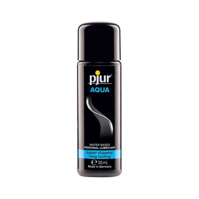 Water-based lubricant pjur Aqua 30 ml, velvety skin effect without sticking