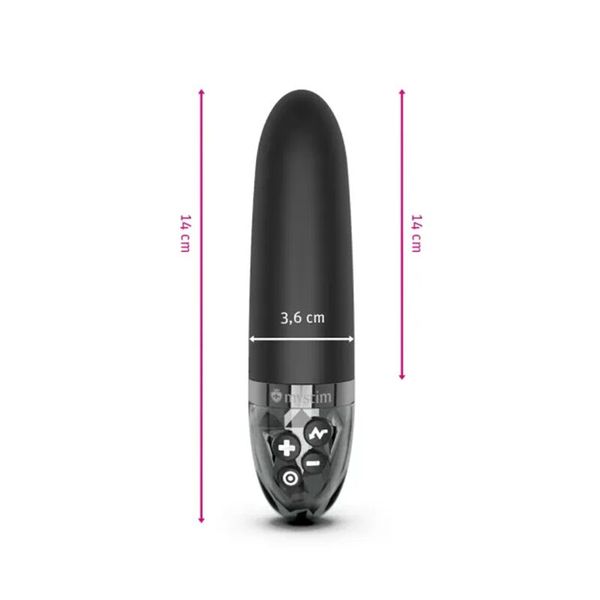 Mystim Sleak Freak Black Edition Vibrator with Electrostimulation