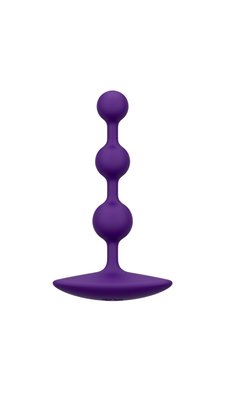 Romp Amp Dark Purple Silicone Anal Beads, Maximum Diameter 2.6 cm