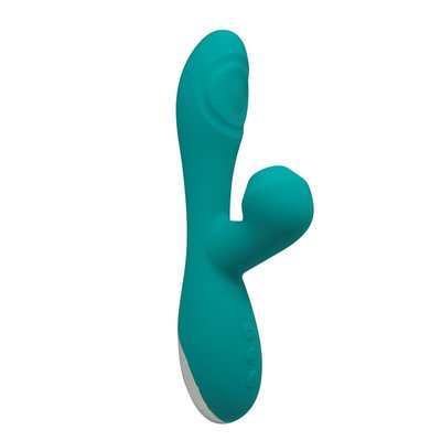 3-in-1 rabbit vibrator Alive Caribbean Shine Blue with vacuum and pulsating G-spot stimulation