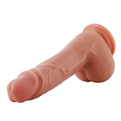 Hismith 8.3″ 2-layers Silicone Flesh Dildo Hyper Realistic Dildo for sex machines, KlicLok system