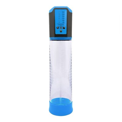 Men Powerup Passion Enlargement system Blue automatic vacuum pump, rechargeable, 5 modes